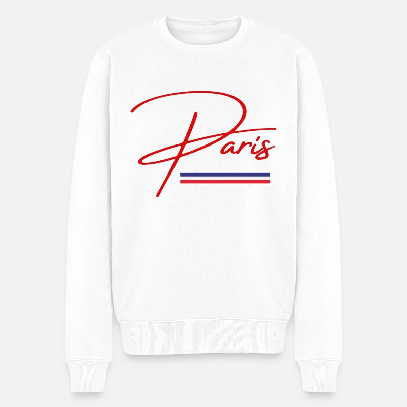 Paris idée cadeau - Pull Premium bio Homme - blanc