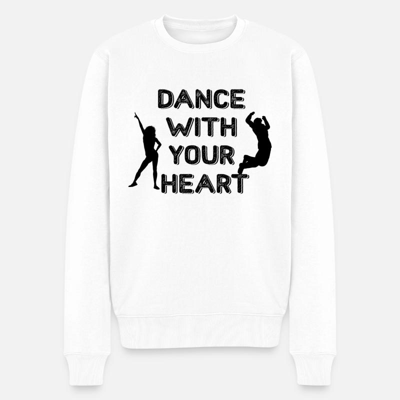 Danse Musique de danse - Pull Premium bio Homme - blanc