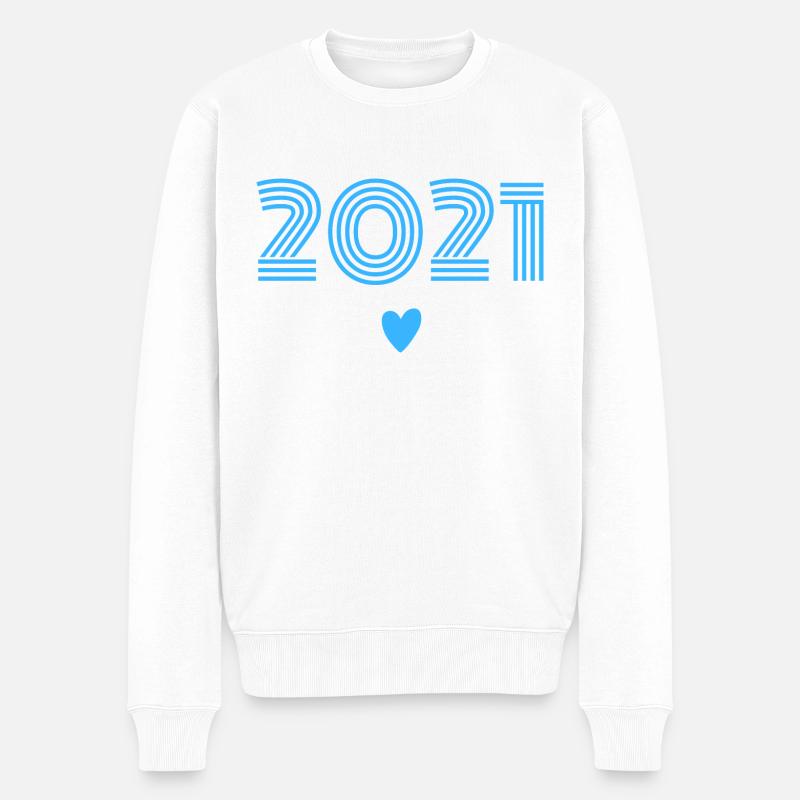 Né en 2021 garçon - Pull Premium bio Homme - blanc