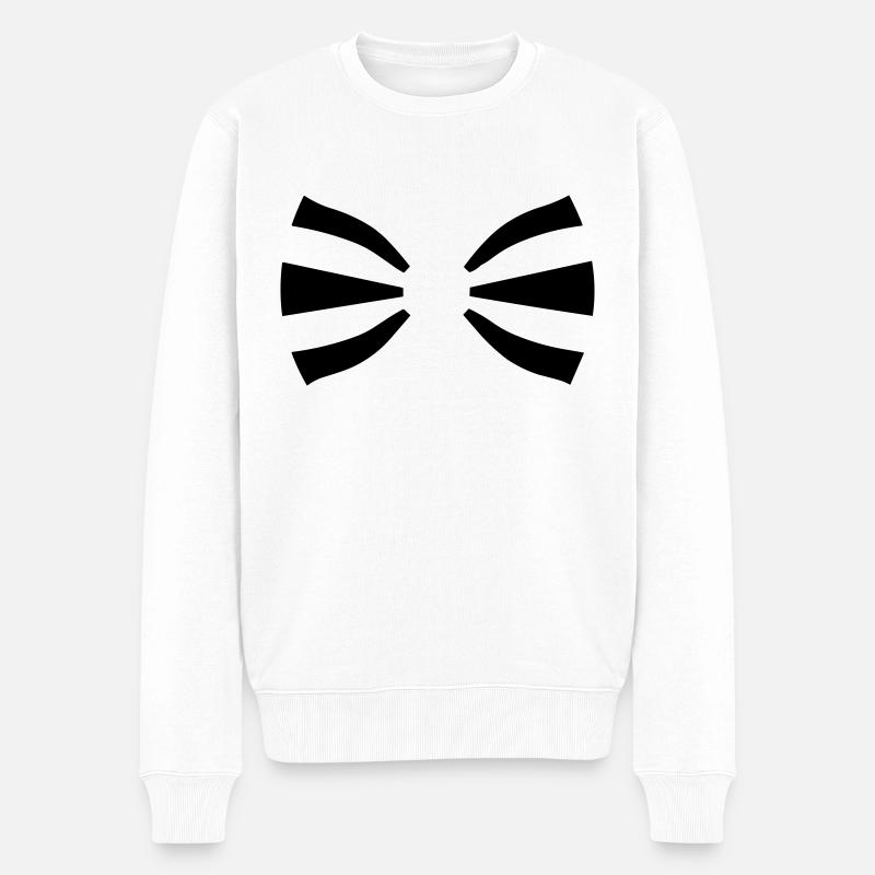 Tie - Men's Premium Organic Jumper - white