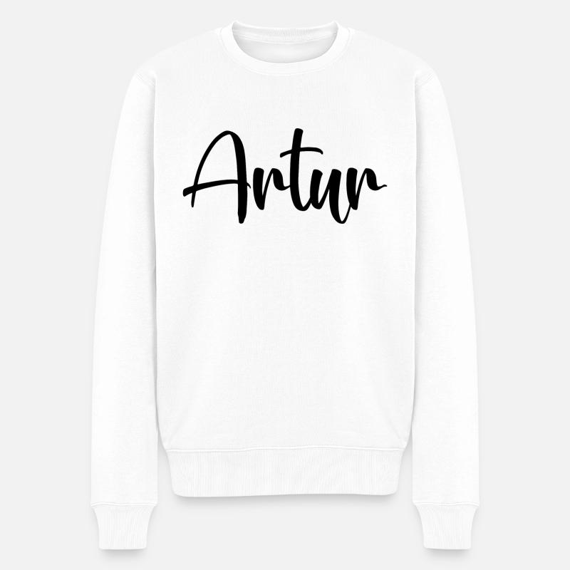 Artur - Pull Premium bio Homme - blanc