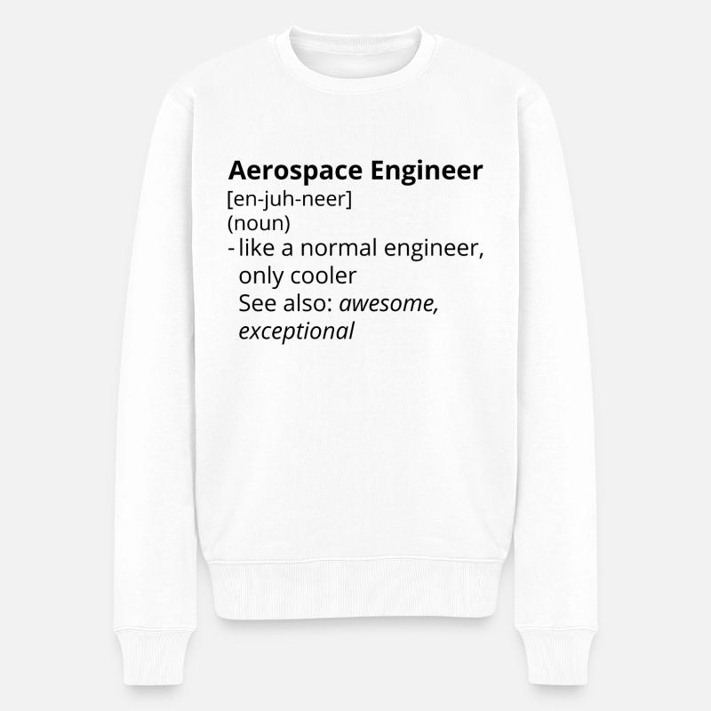 Aerospace Engineer Definition Description - Pull Premium bio Homme - blanc