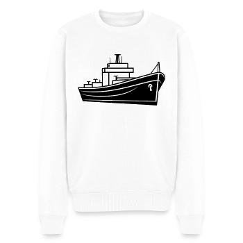 Bateau - Pull Premium bio Homme - blanc - Devant - Thijin (182cm)