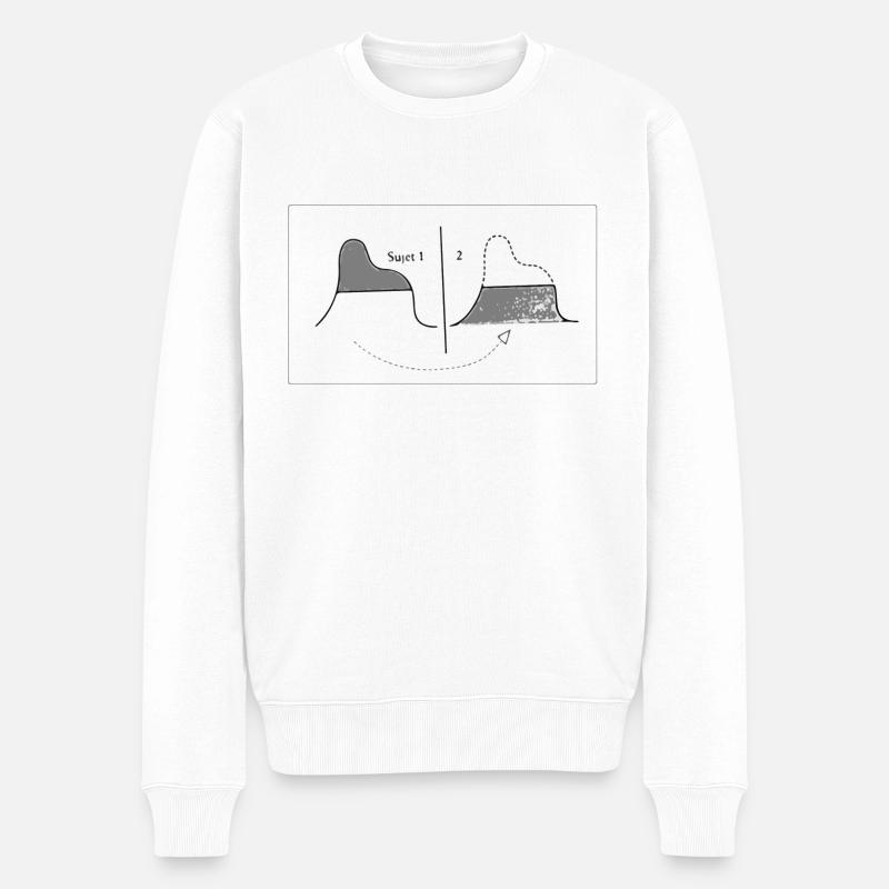 Libido liquide - Pull Premium bio Homme - blanc