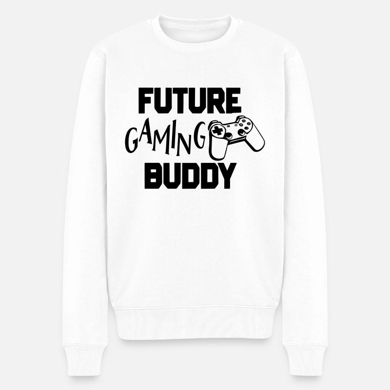 futur copain de jeu - Pull Premium bio Homme - blanc