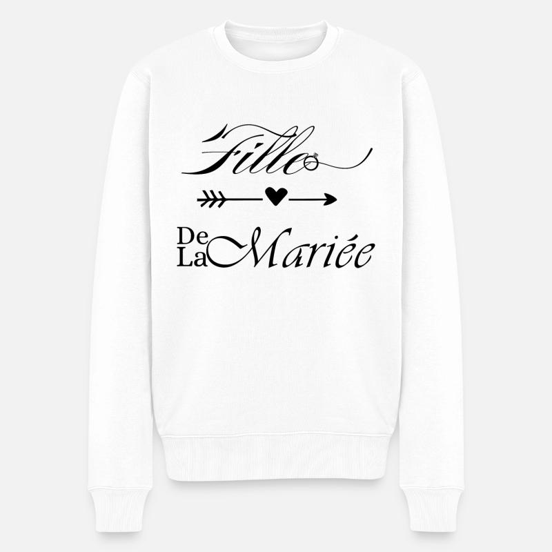 Fille de la mariée - Pull Premium bio Homme - blanc