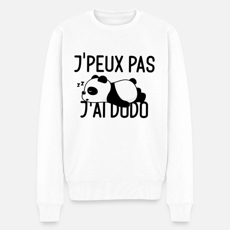 J'peux pas j'ai dodo - Pull Premium bio Homme - blanc