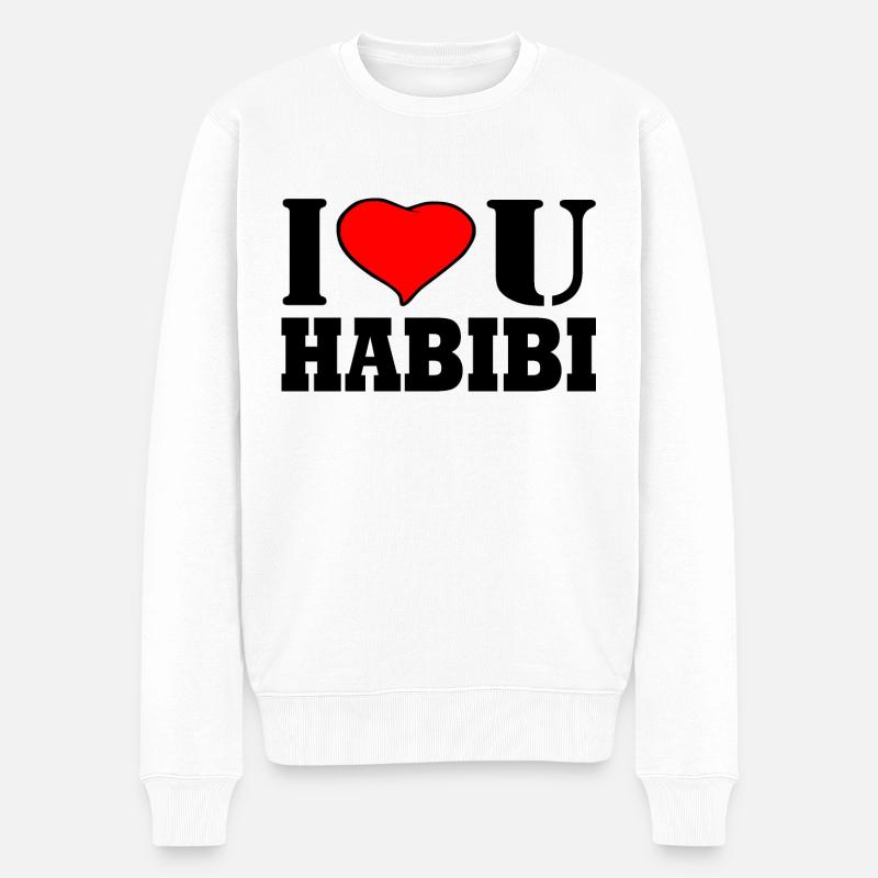 HABIBI - Pull Premium bio Homme - blanc