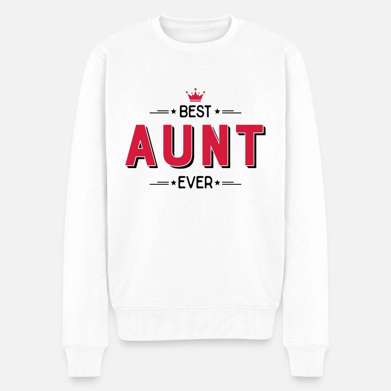 Tante - Pull Premium bio Homme - blanc