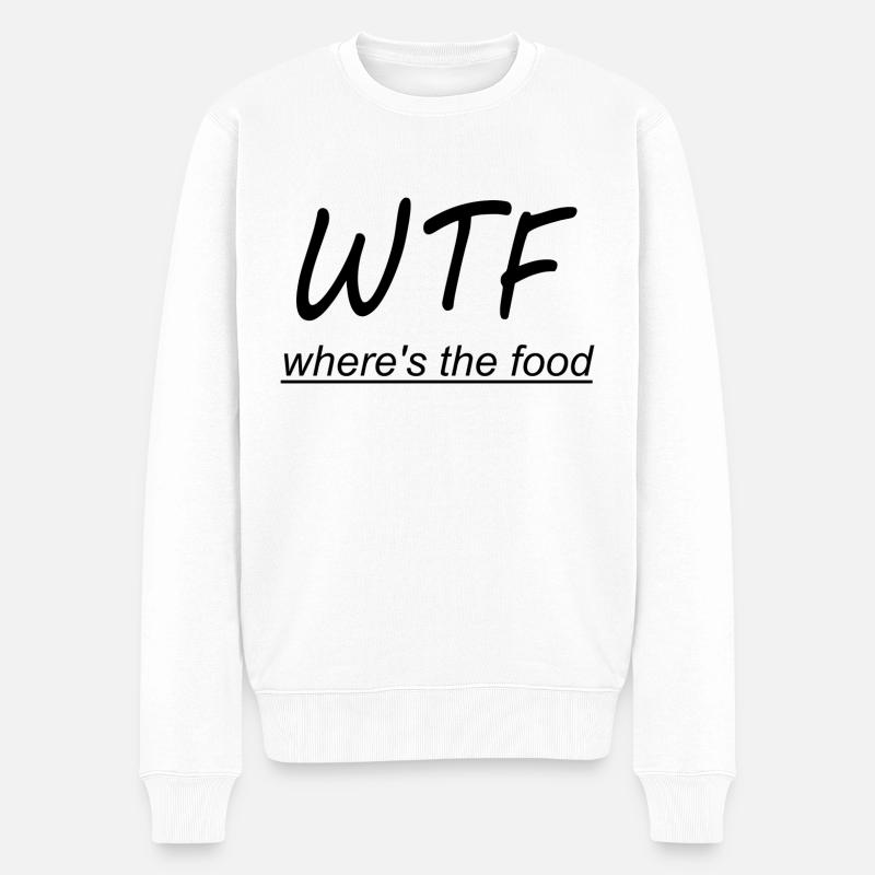 Wtf - Pull Premium bio Homme - blanc