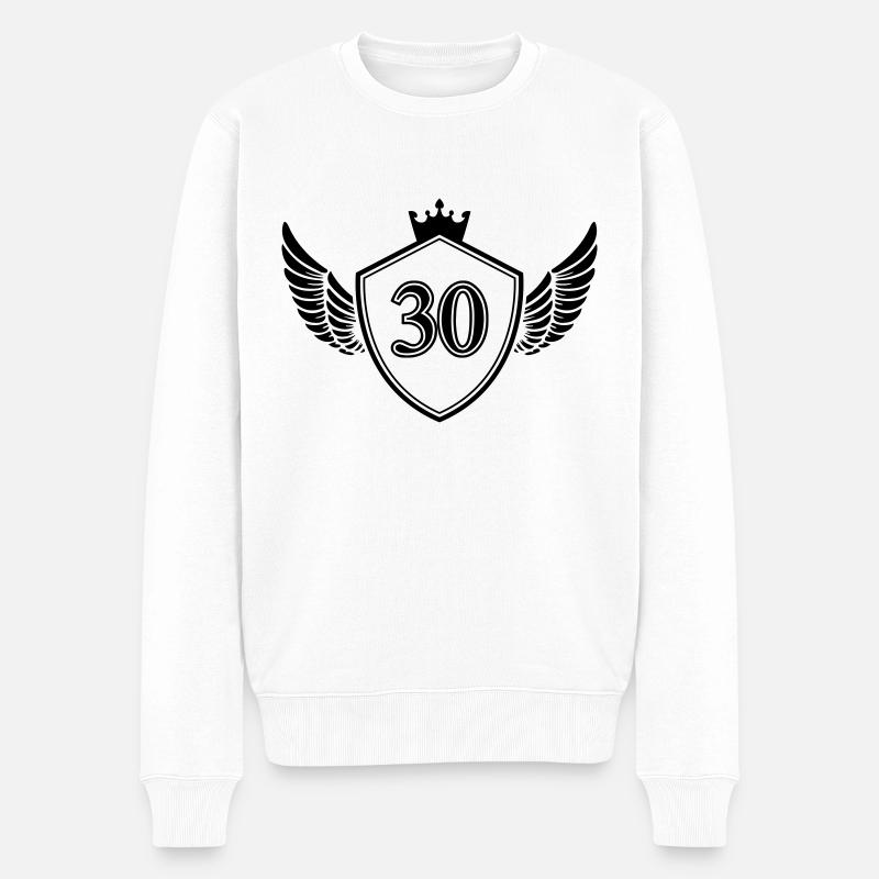 Armoiries 30 - Pull Premium bio Homme - blanc