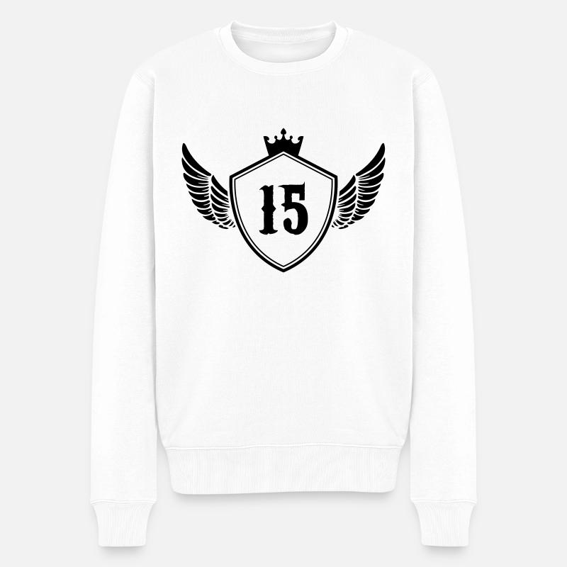 Armoiries 15 - Pull Premium bio Homme - blanc