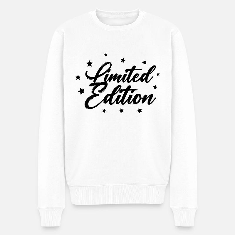 limited edition - Männer Premium Bio Pullover - Weiß
