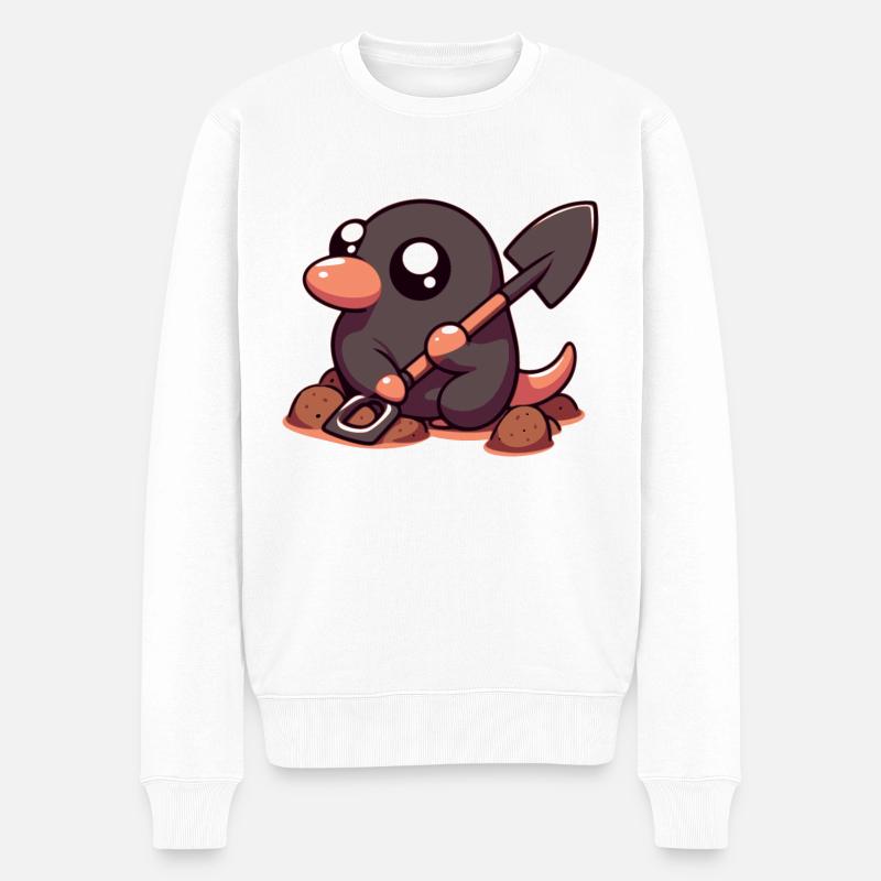 Taille - Pull Premium bio Homme - blanc