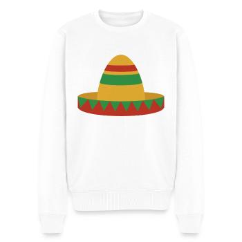 sombrero mexico - Men's Premium Organic Jumper - white - Front - Thijin (182cm)