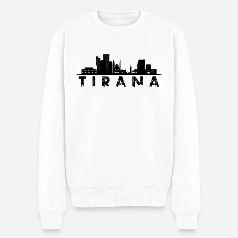 Tirana - Pull Premium bio Homme - blanc