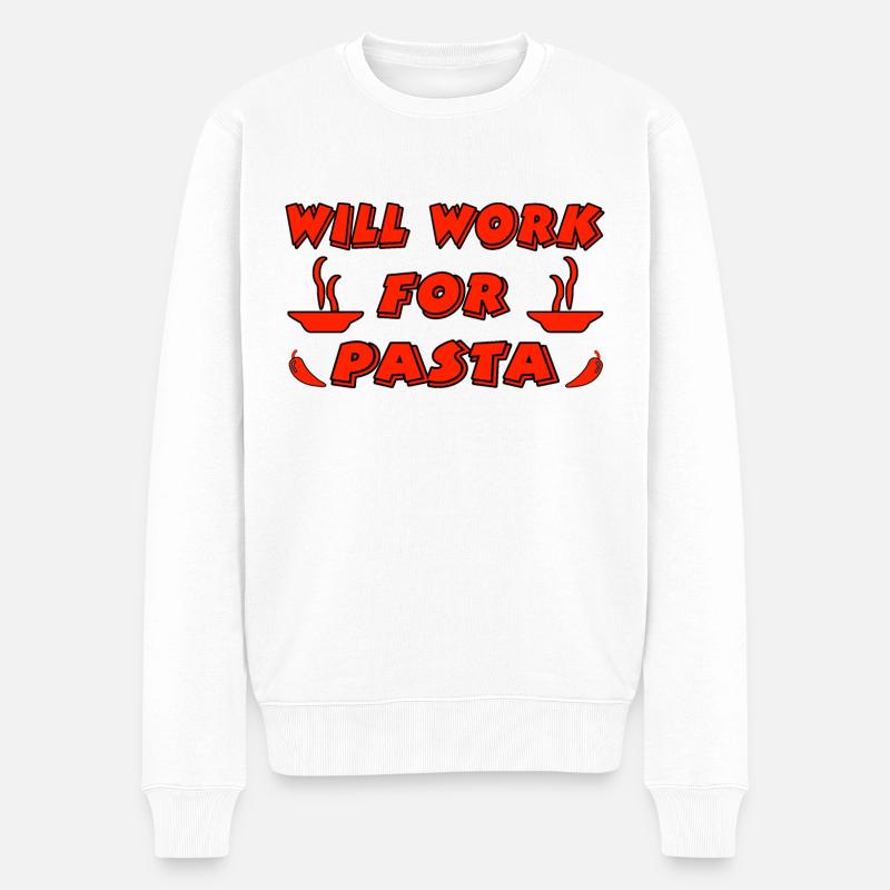 Nouilles - Pull Premium bio Homme - blanc