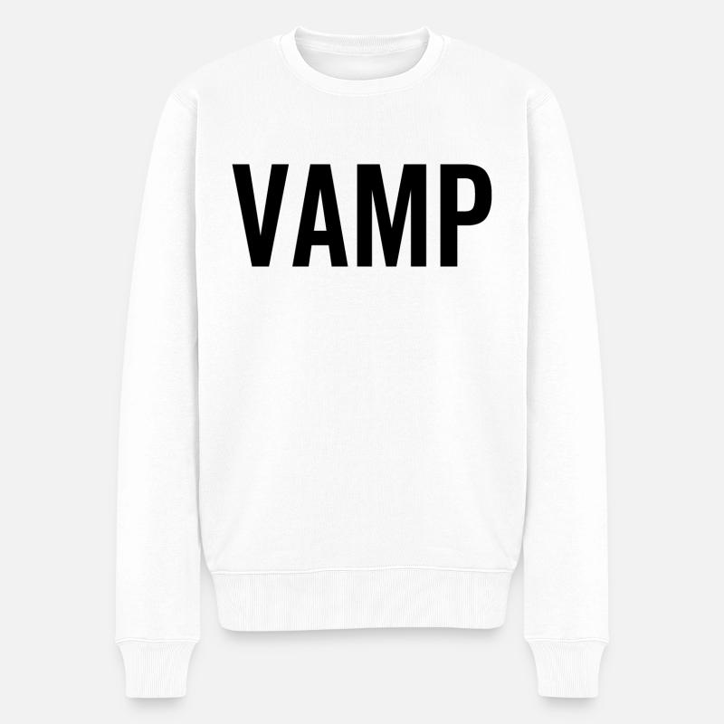 Vamp - Pull Premium bio Homme - blanc