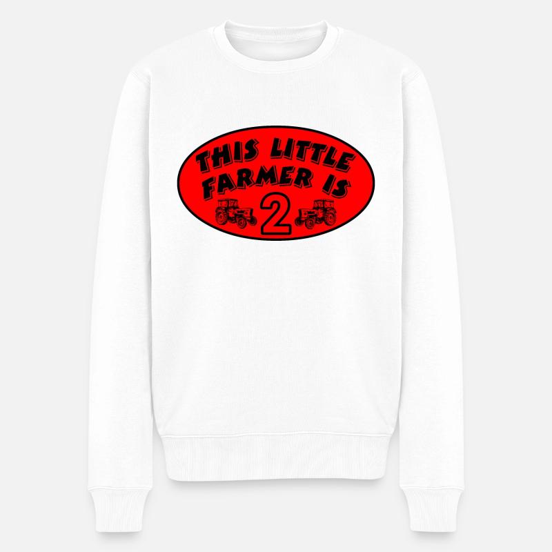 Bauer - Männer Premium Bio Pullover - Weiß