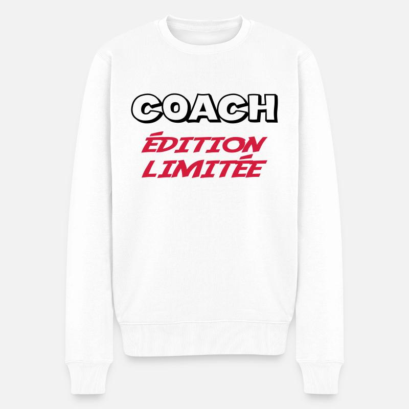 COACH édition limitée - Pull Premium bio Homme - blanc