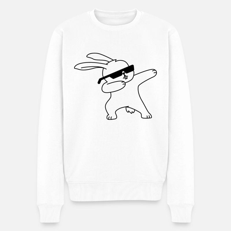 Easter Carnickel Gift Easter Spring - Men's Premium Organic Jumper - white