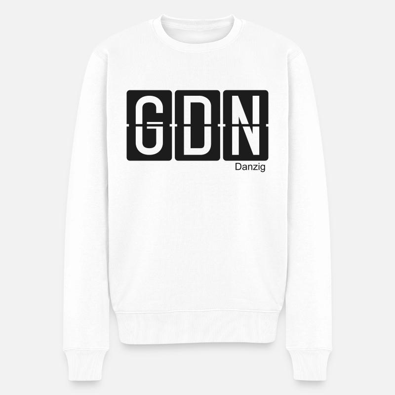 Gdansk - Pull Premium bio Homme - blanc