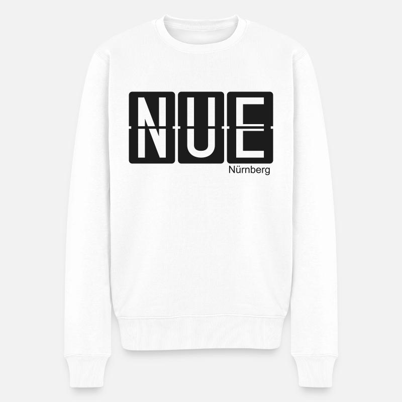 Nürnberg - Männer Premium Bio Pullover - Weiß