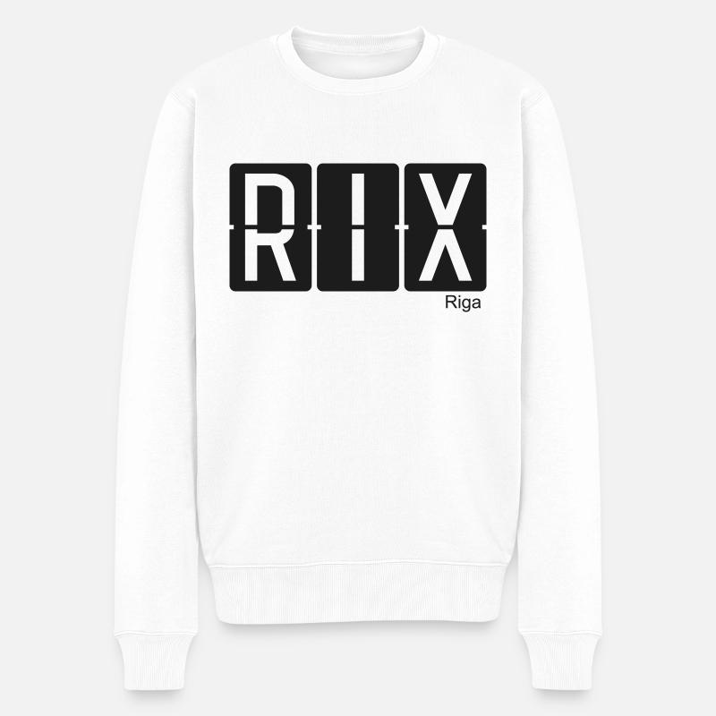 Riga - Pull Premium bio Homme - blanc