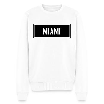 Miami - Pull Premium bio Homme - blanc - Devant - Thijin (182cm)