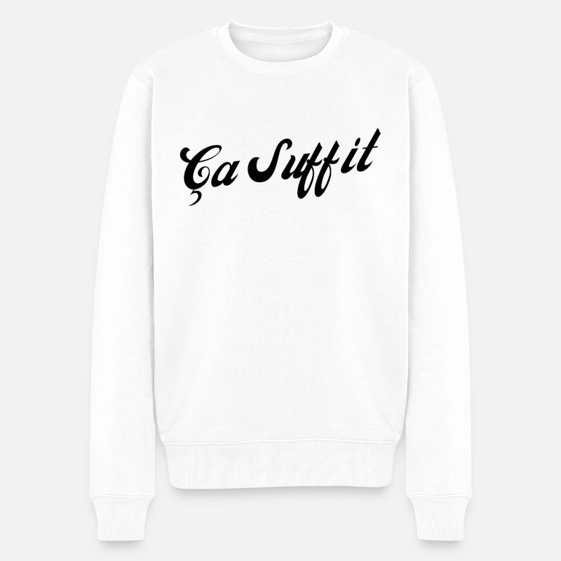 Ça suffit idée cadeau - Pull Premium bio Homme - blanc