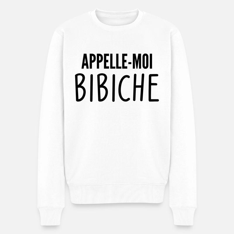 appelle-moi bibiche - Pull Premium bio Homme - blanc