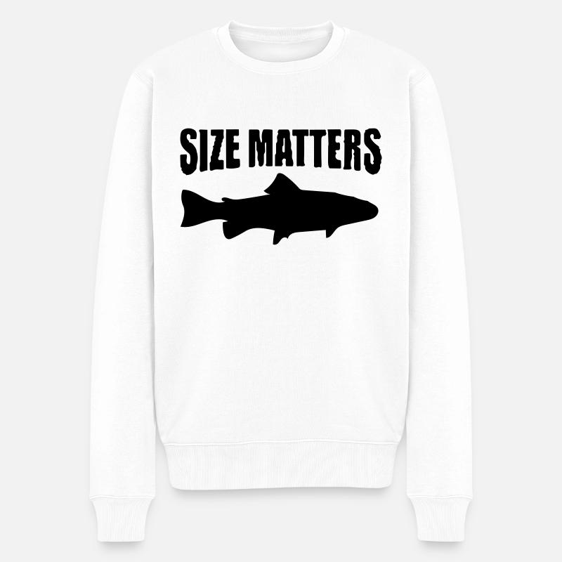 la taille compte - Pull Premium bio Homme - blanc