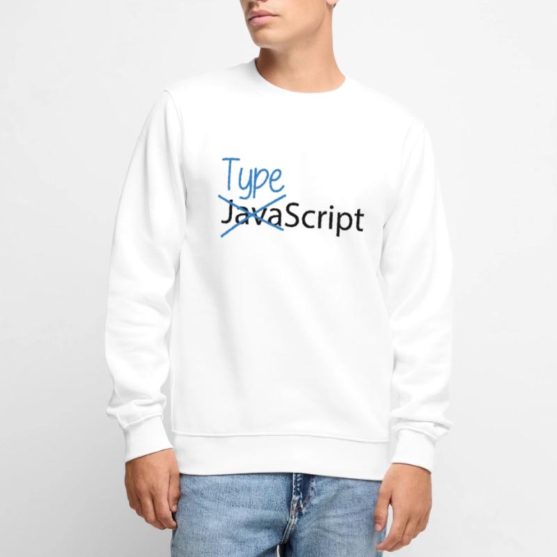 Typescript over Javascript Männer Premium Bio Pullover