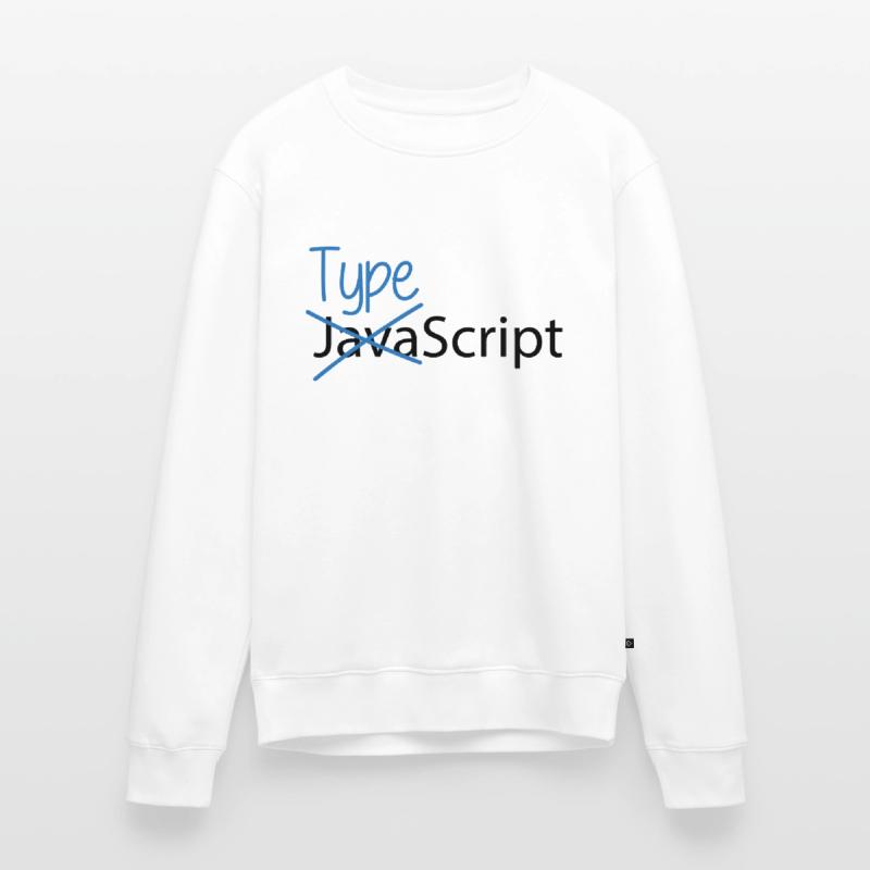 Typescript over Javascript Männer Premium Bio Pullover