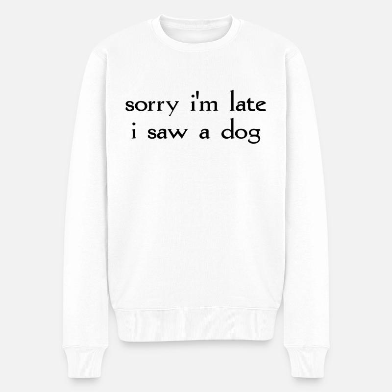 Chien de chien - Pull Premium bio Homme - blanc