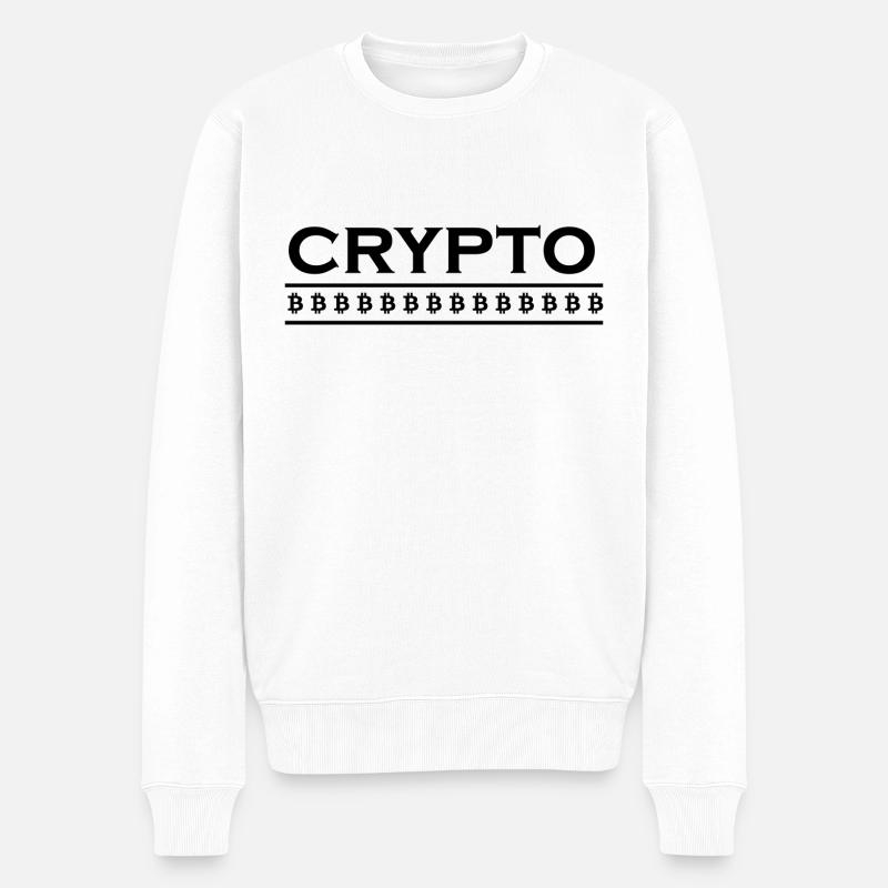 Bitcoin Trading Crypto Stocks - Pull Premium bio Homme - blanc