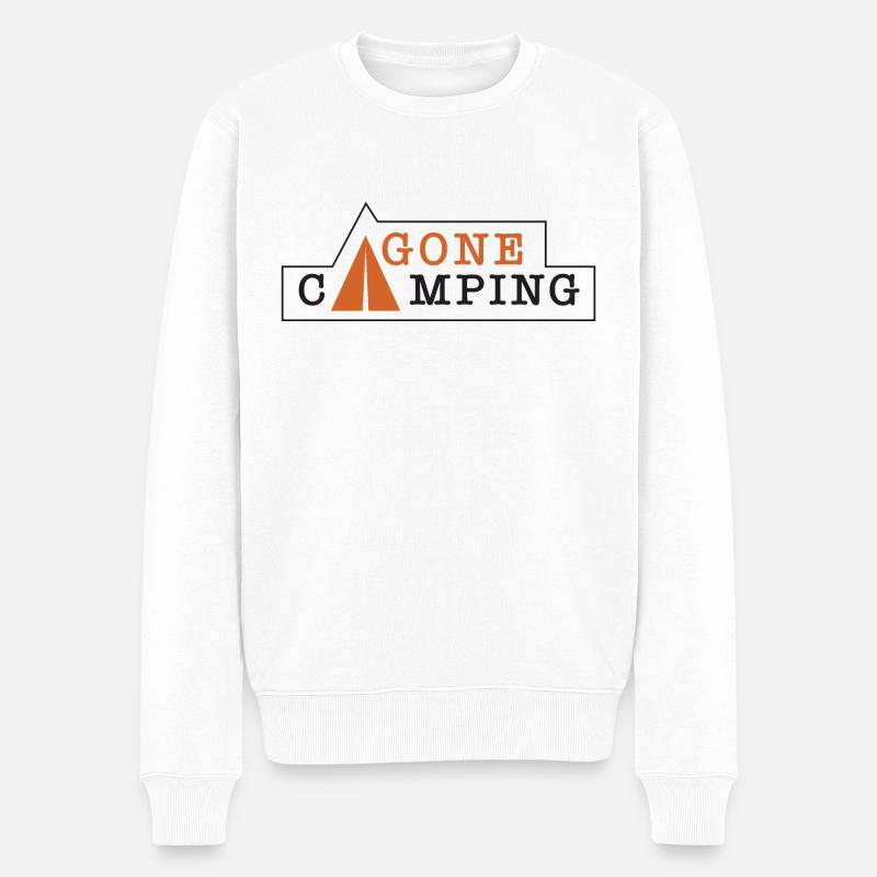 Gone Camping - Pull Premium bio Homme - blanc