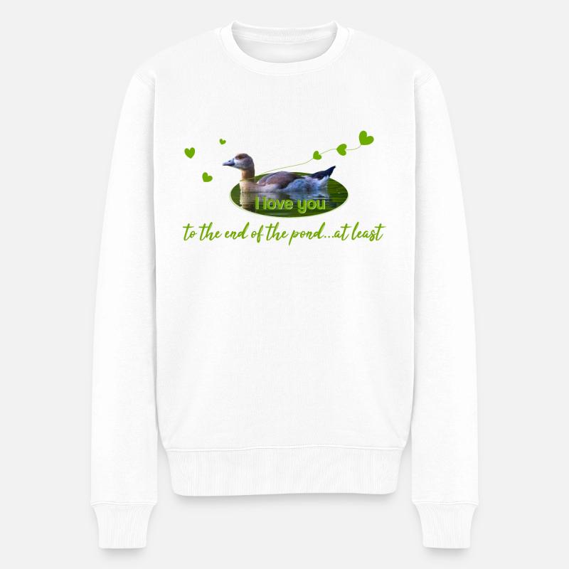 Je t’aime - Pull Premium bio Homme - blanc