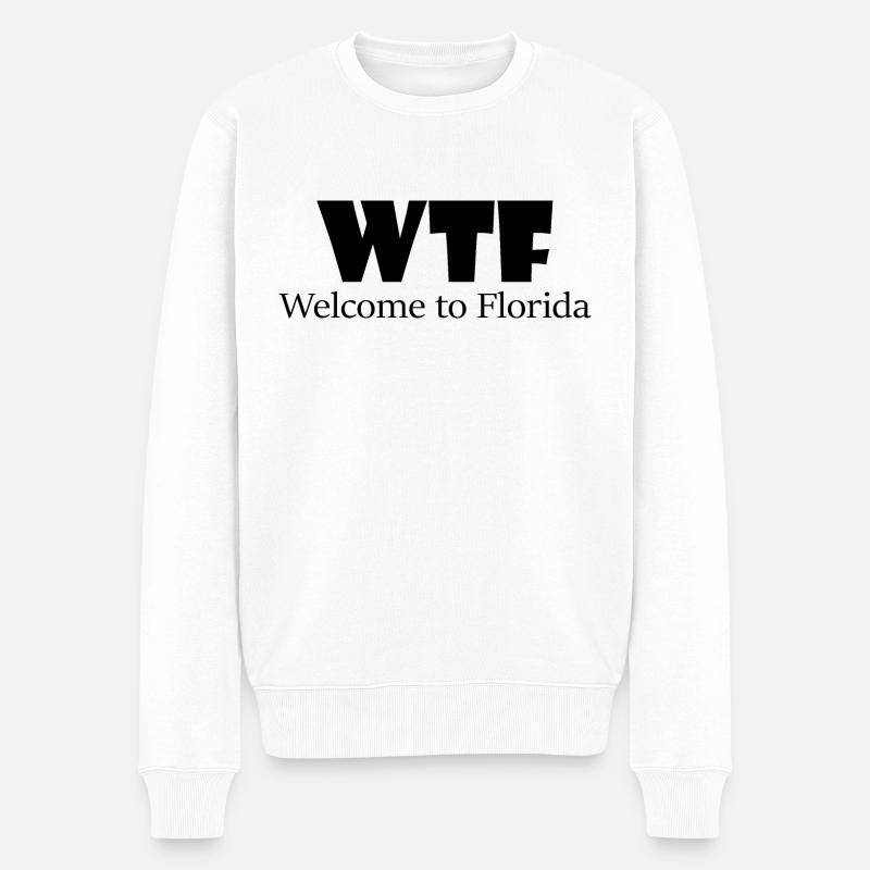 Floride - Pull Premium bio Homme - blanc