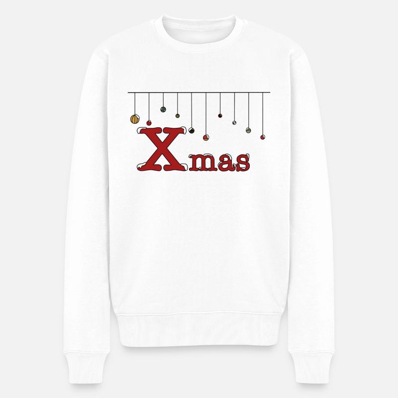 Noël - Pull Premium bio Homme - blanc