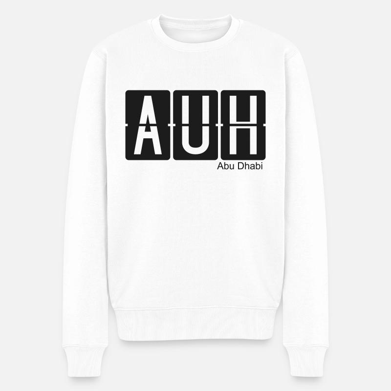 Abou Dhabi - Pull Premium bio Homme - blanc