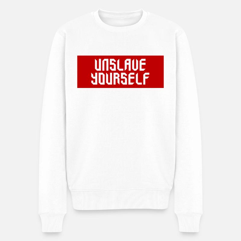 vous asservir - Pull Premium bio Homme - blanc
