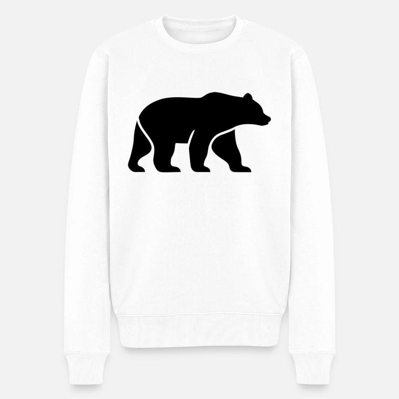 Roi des forêts - Pull Premium bio Homme - blanc