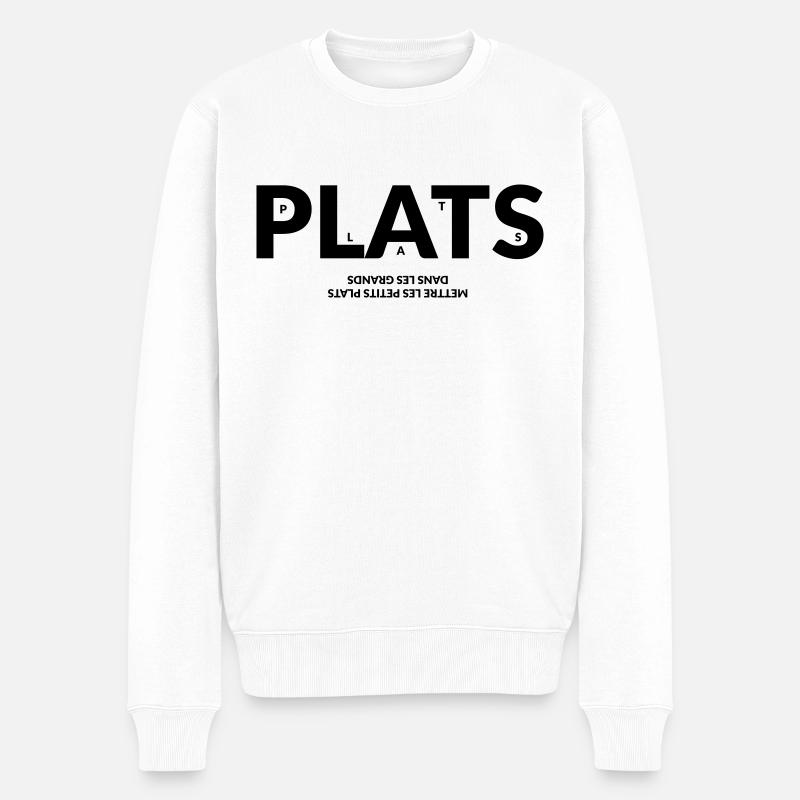 Les Petits Plats dans les Grands - Pull Premium bio Homme - blanc