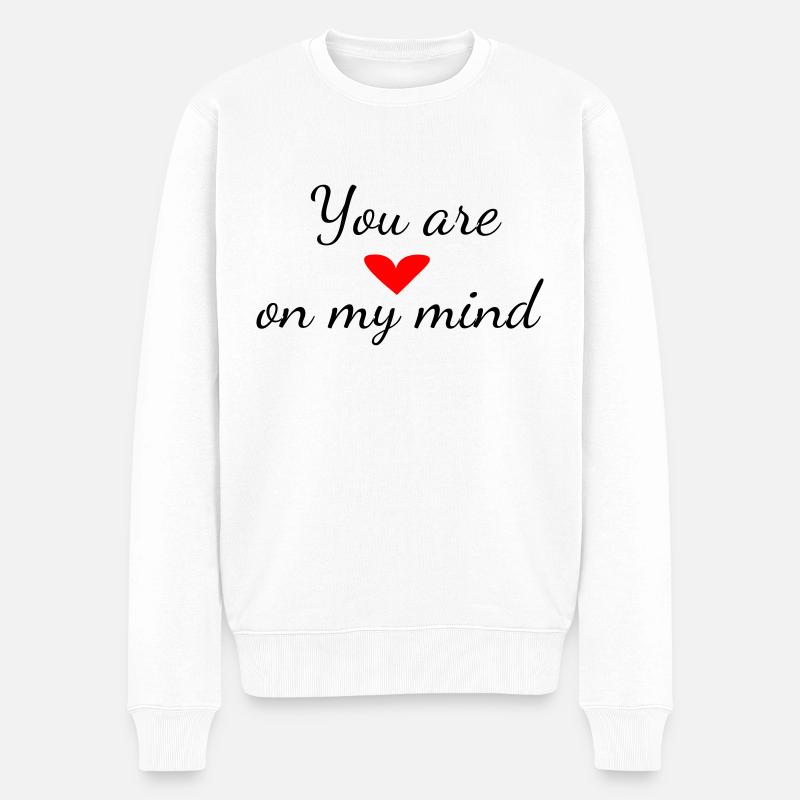 Tu es dans mon - Pull Premium bio Homme - blanc