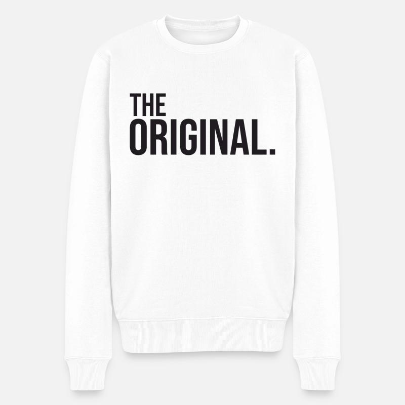 L’original - Pull Premium bio Homme - blanc