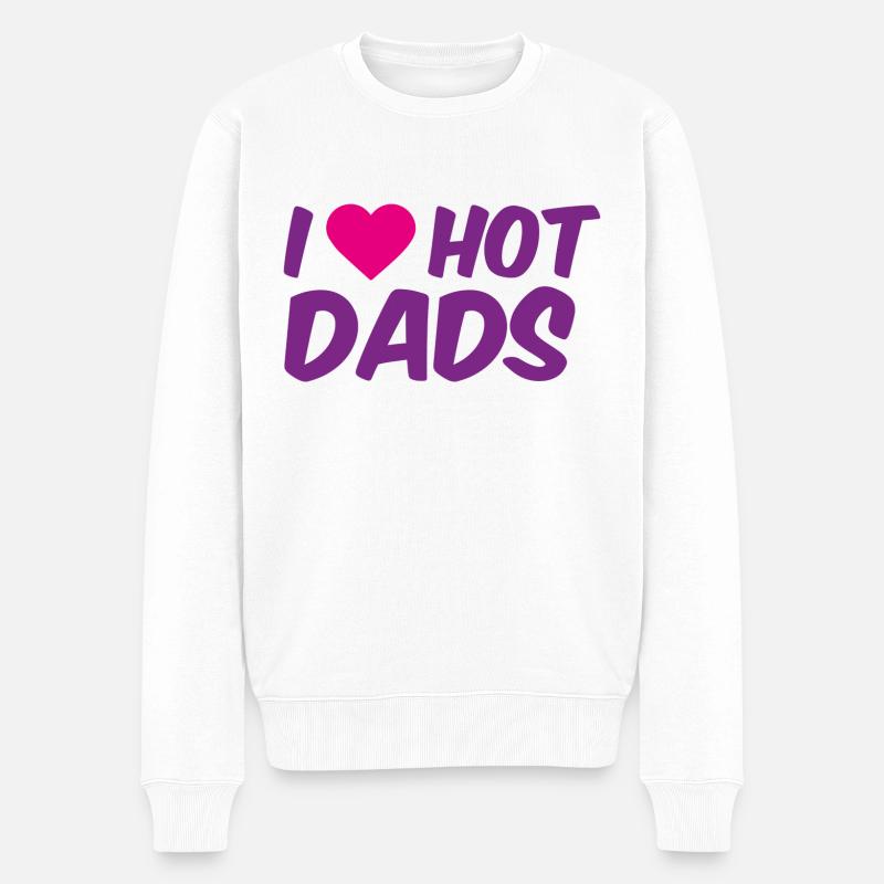 spreadshirtdesign 7 - Männer Premium Bio Pullover - Weiß