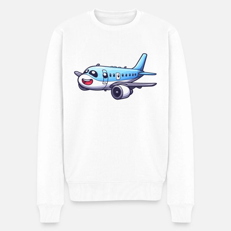 Avion mignon - Pull Premium bio Homme - blanc