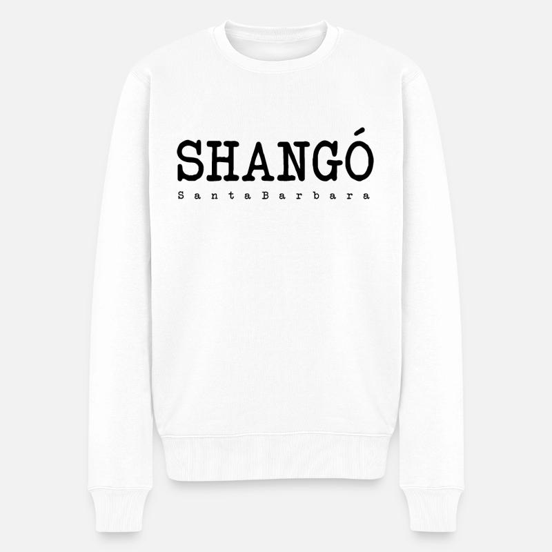Shango - Santa Barbara - Männer Premium Bio Pullover - Weiß