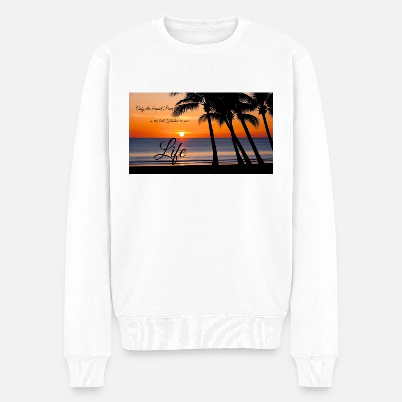 Douleur - Pull Premium bio Homme - blanc